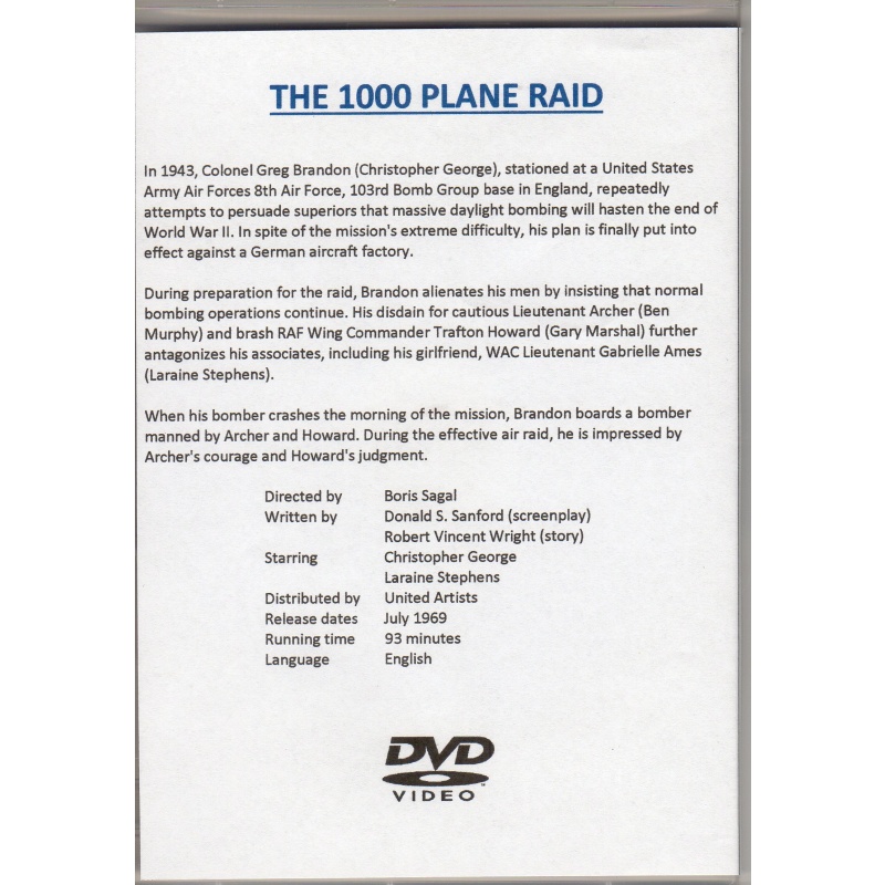1,000 PLANE RAID - CHRISTOPHER GEORGE ALL REGION DVD