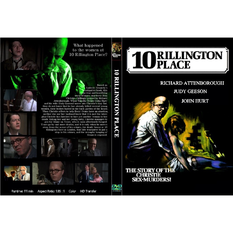 10 RILLINGTON PLACE DVD John Hurt, Richard Attenborough