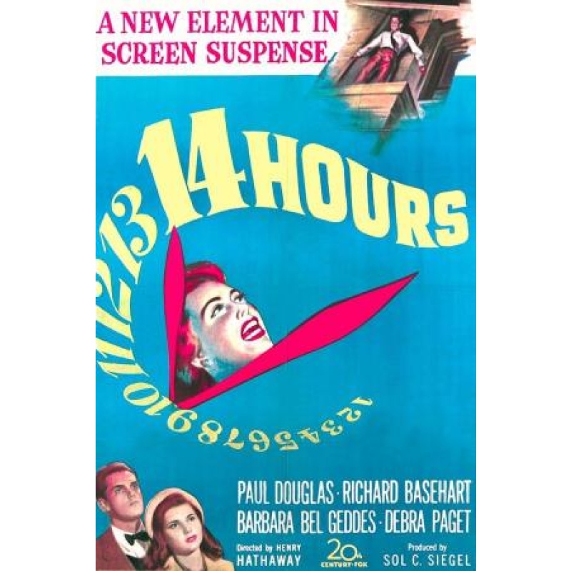 Fourteen Hours 1951 - Paul Douglas, Richard Basehart, Grace Kelly, Barbara
