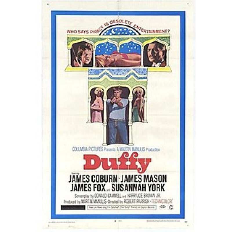 Duffy 1968 James Coburn, James Mason, James Fox