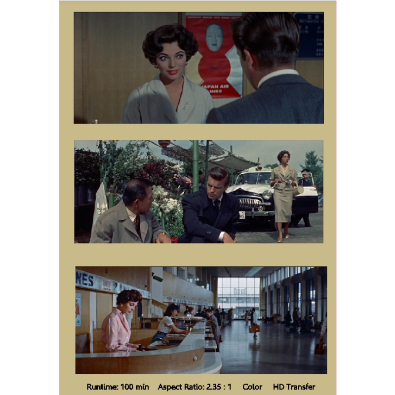 STOPOVER TOKYO (1957) Robert Wagner Joan Collins