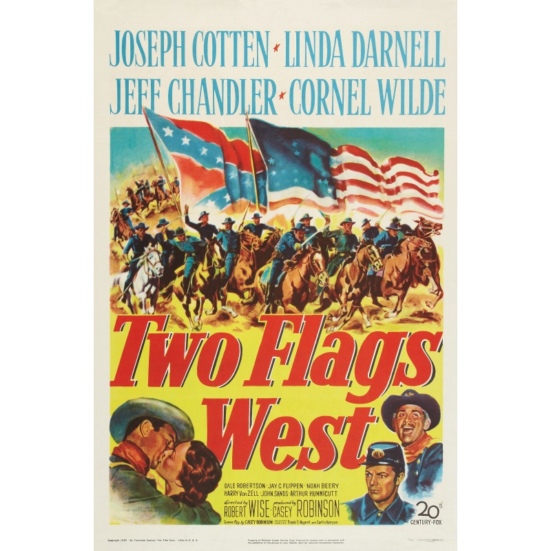 Two Flags West 1950 ‧ Joseph Cotten and Linda Darnel