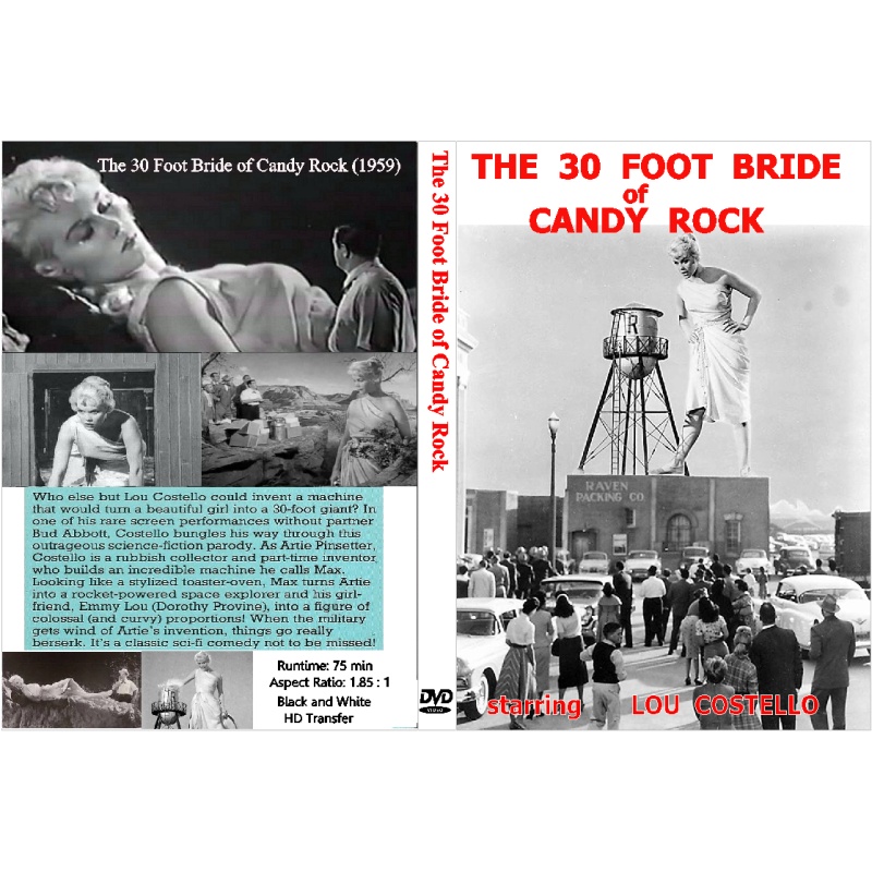 THE 30 FOOT BRIDE OF CANDY ROCK DVD