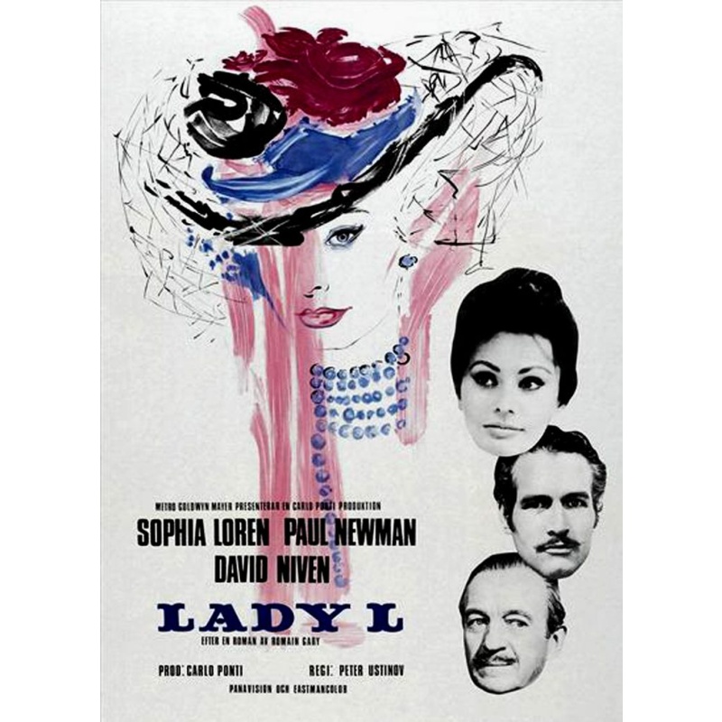 Lady L  1965  Sophia Loren, Paul Newman, David Nive