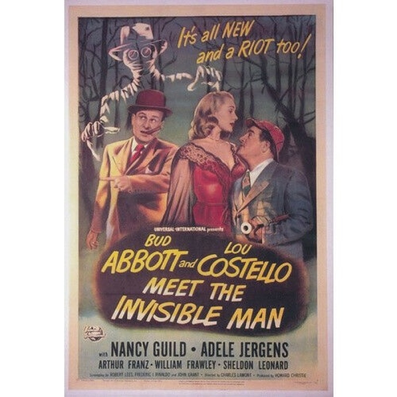 Abbott and Costello Meet The Invisible Man = Dvd