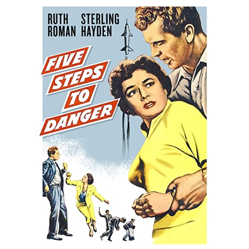 5 Steps to Danger (1956)  Ruth Roman, Sterling Hayden, Werner Klemperer