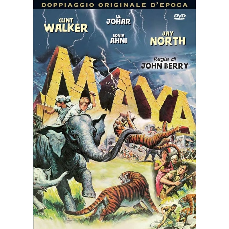 Maya 1966  Clint Walker, Jay North and Sajid Khan