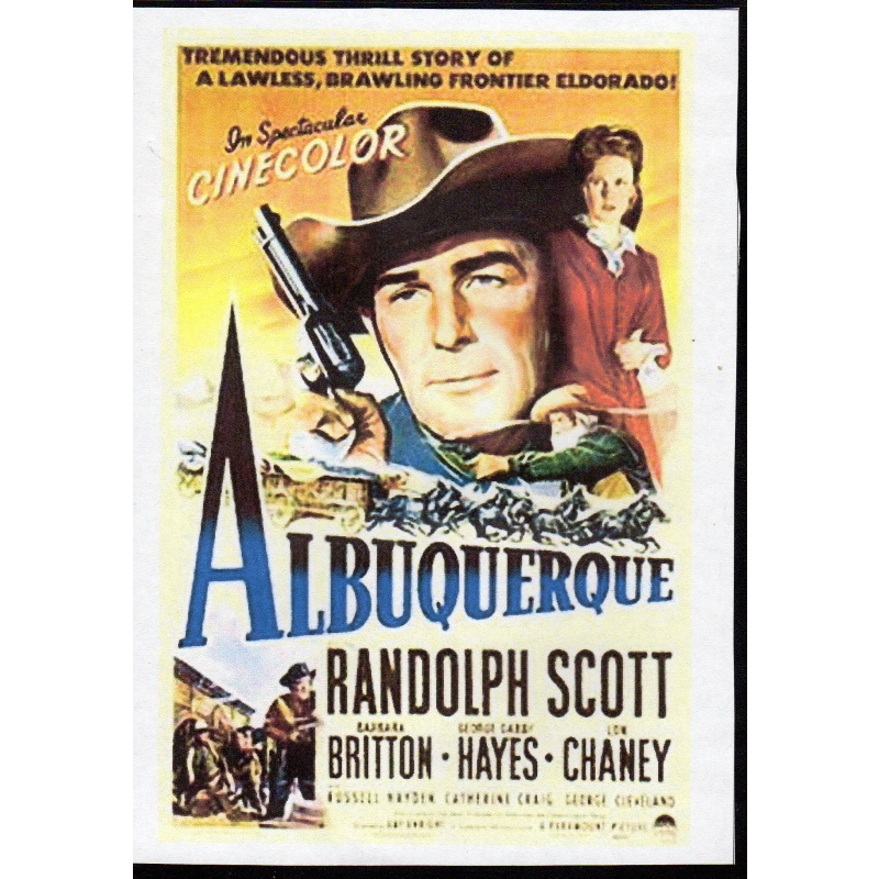 ALBUQUERQUE - RANDOLPH SCOTT NEW ALL REGION DVD