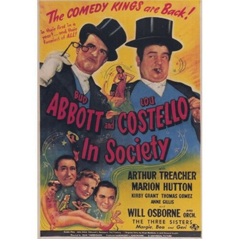 Abbott and Costello In Society (Mod Dvd)