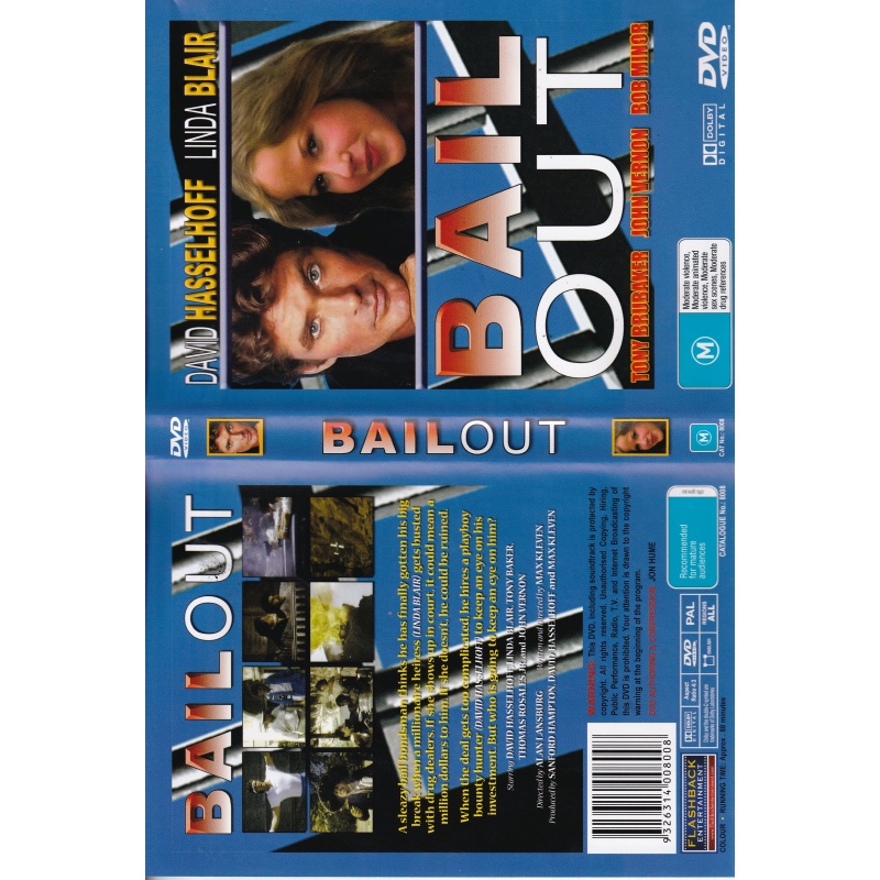 BAIL OUT STARS DAVID HASSELHOFF & LINDA BLAIR - ALL REGION DVD