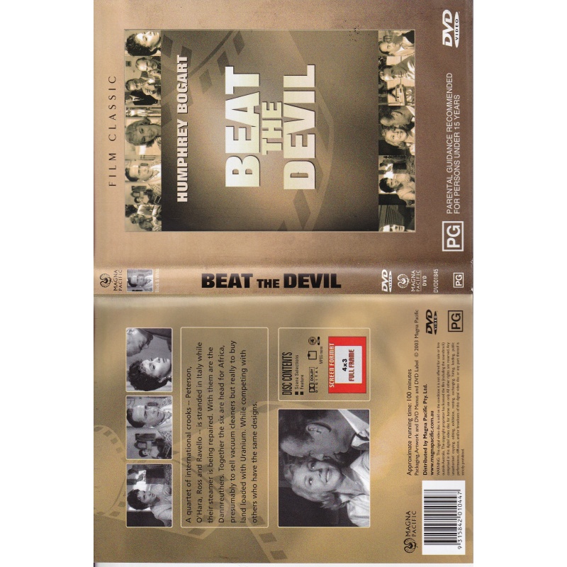 BEAT THE DEVIL - HUMPHREY BOGART-- ALL REGION DVD