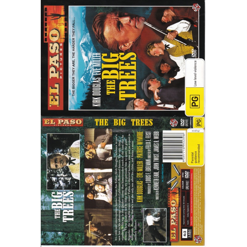 THE BIG TREES - KIRK DOUGLAS - ALL REGION DVD