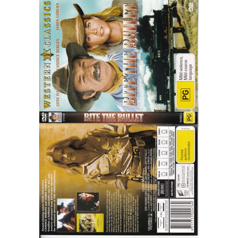 BITE THE BULLET - GENE HACKMAN & CANDICE BERGMAN -  ALL REGION DVD