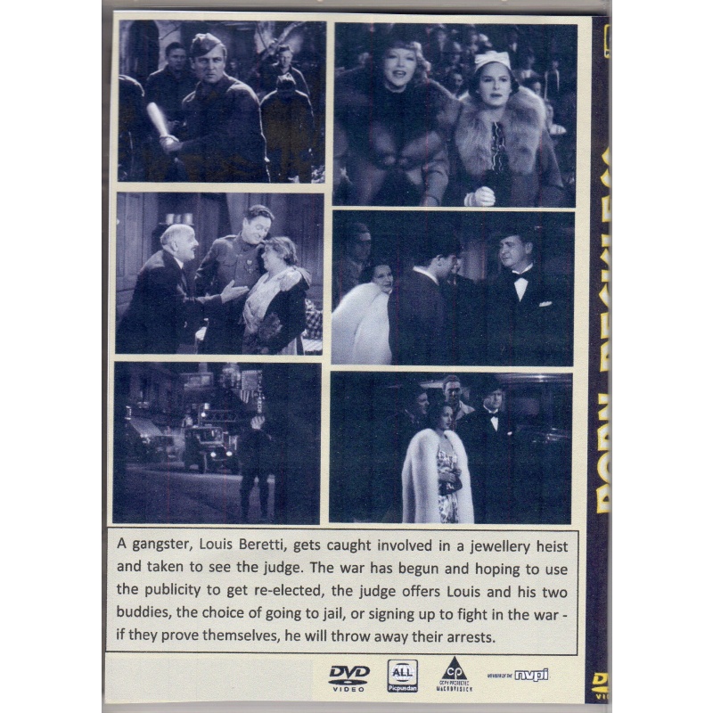 BORN RECKLESS-  JOHN WAYNE ( SMALL PART)   ALL REGION DVD