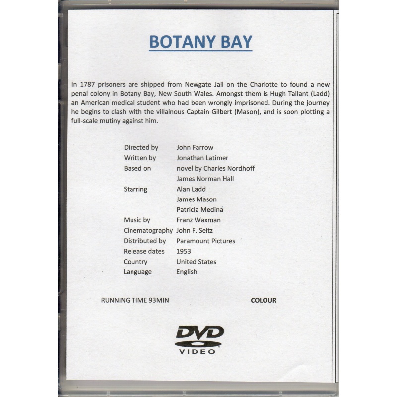 BOTANY BAY - ALAN LADD ALL REGION DVD