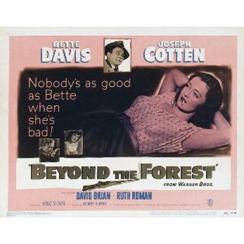 Beyond the Forest 1949 Bette Davis, Joseph Cotten, David Brian, Ruth Roman.