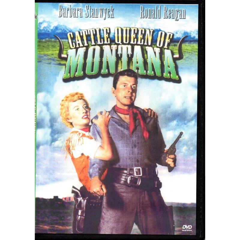 CATTLE QUEEN OF MONTANA - RONALD REGAN & BARBARA STANYWCK ALL REGION DVD