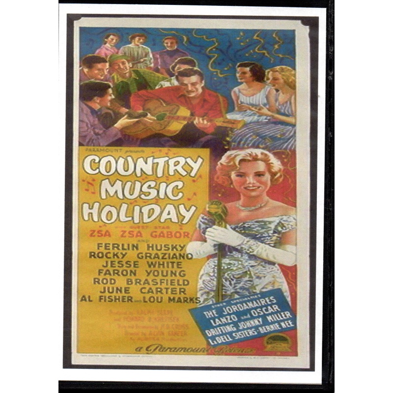 COUNTRY MUSIC HOLIDAY - ZSA ZSA GABOR & JUNE CARTER  ALL REGION DVD