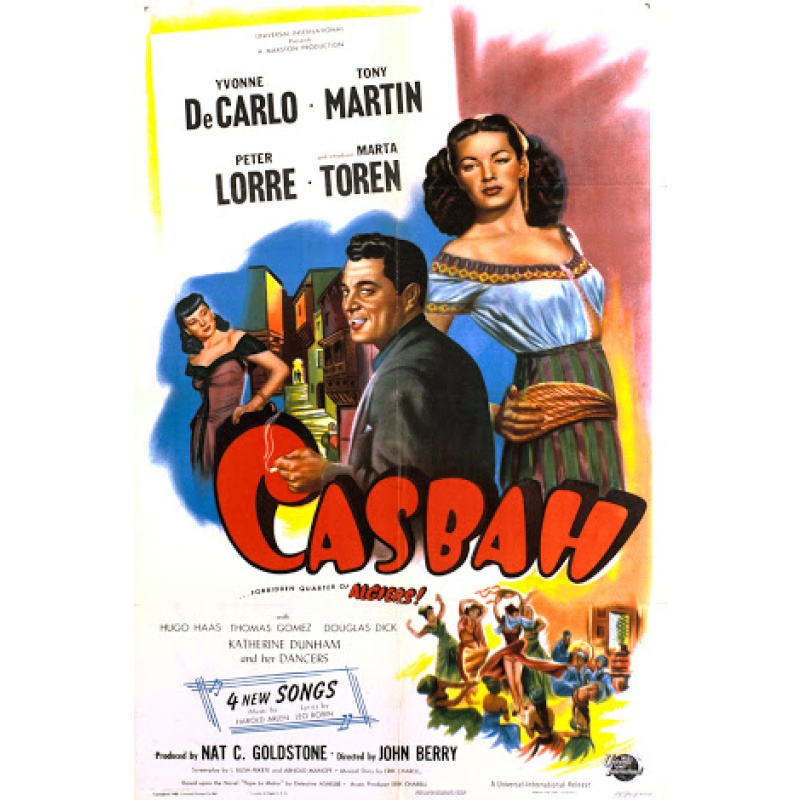 Casbah (1948)  Yvonne De Carlo, Tony Martin, Peter Lorre