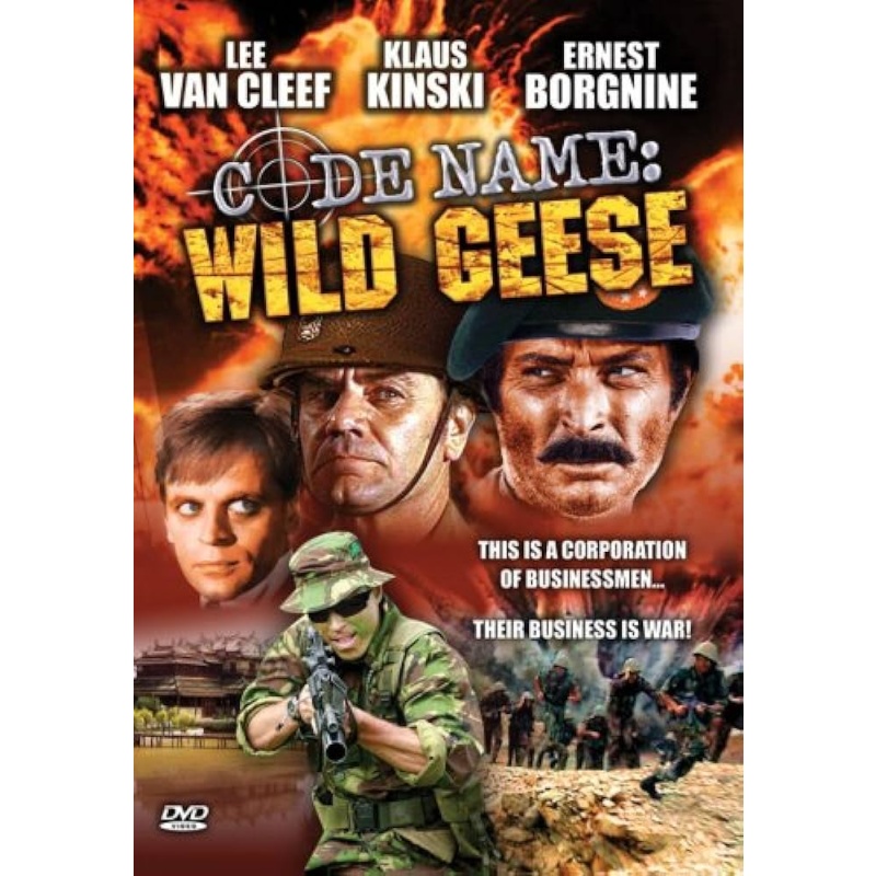 Code Name: Wild Geese (1984)  Klaus Kinski, Lewis Collins, Lee Van Cleef and even Ernest Borgnine ...