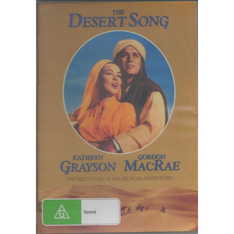 DESERT SONG - KATHRYN GRAYSON & GORDON MACREA   ALL REGION DVD