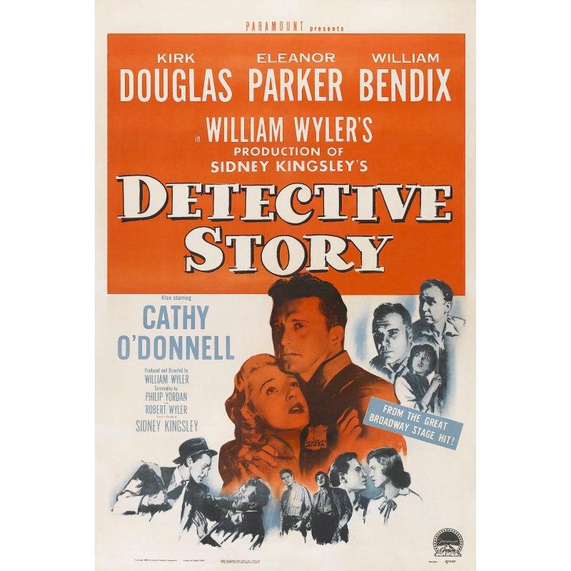 Detective Story 1951 - Kirk Douglas, Eleanor Parker, William Bendix,