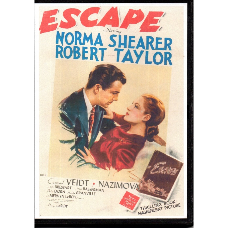 ESCAPE - NORMA SHEARER & ROBERT TAYLOR  ALL REGION DVD