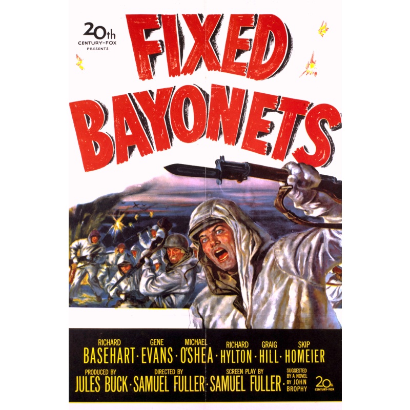 Fixed Bayonets (1951) Richard Basehart, Gene Evans, Michael O'Shea