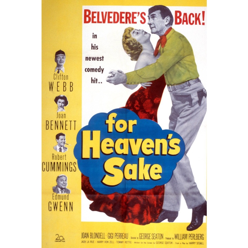 For Heaven's Sake - Clifton Webb, Joan Bennett, Robert Cummings,  1950