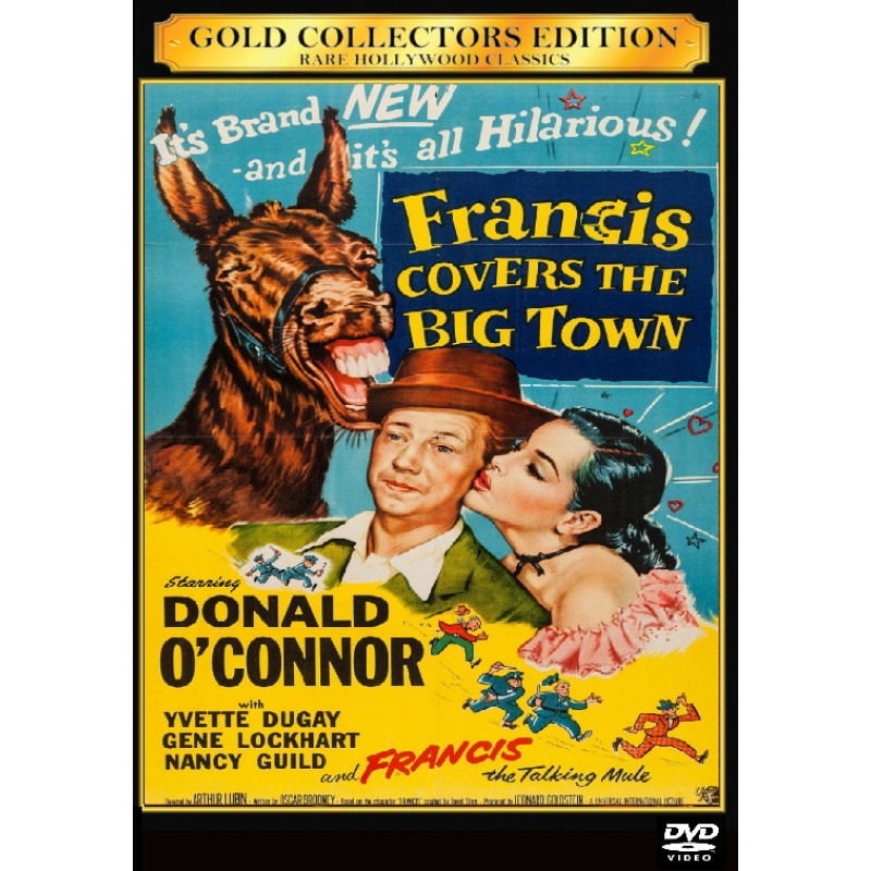 Francis Covers the Big Town (1953) - Donald O'Connor - Yvette Duguay - Gene Lockhart - DVD (All Region)