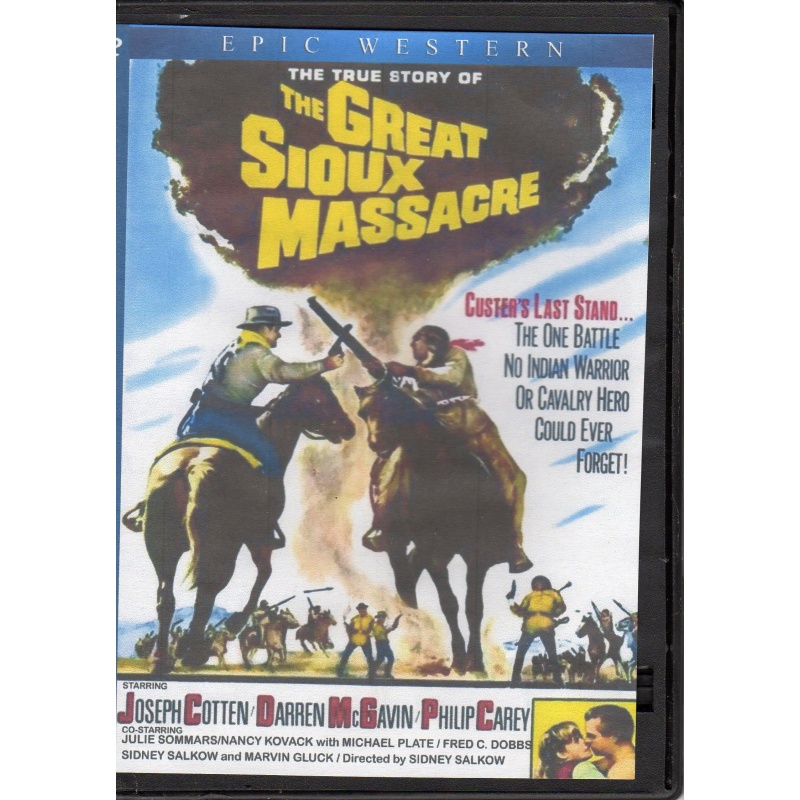 GREAT SIOUX MASSACRE - JOSEPH COTTON ALL REGION DVD