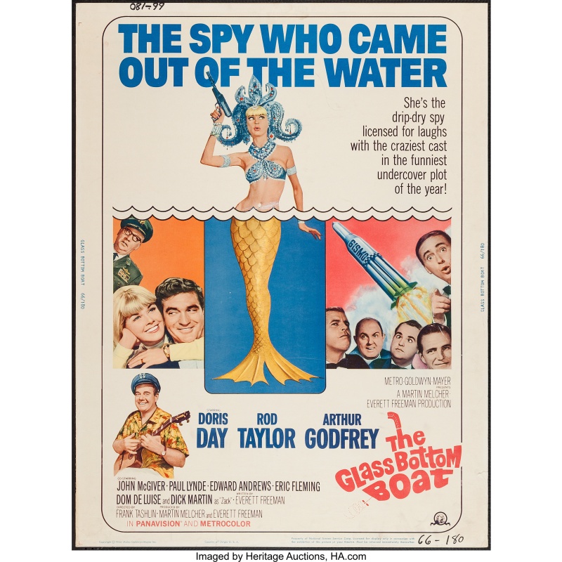The Glass Bottom Boat (1966) Doris Day, Rod Taylor, Arthur Godfrey, John McGiver