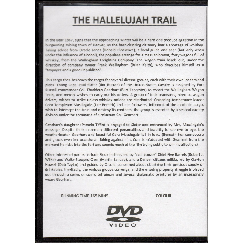 HALLELUJAH TRAIL - BURT LANCASTER  ALL REGION DVD