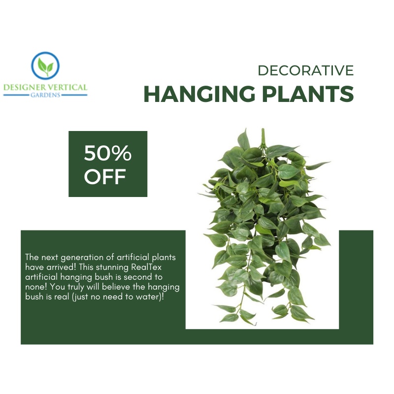 Enliven Your Spaces With Artificial Hanging Plants