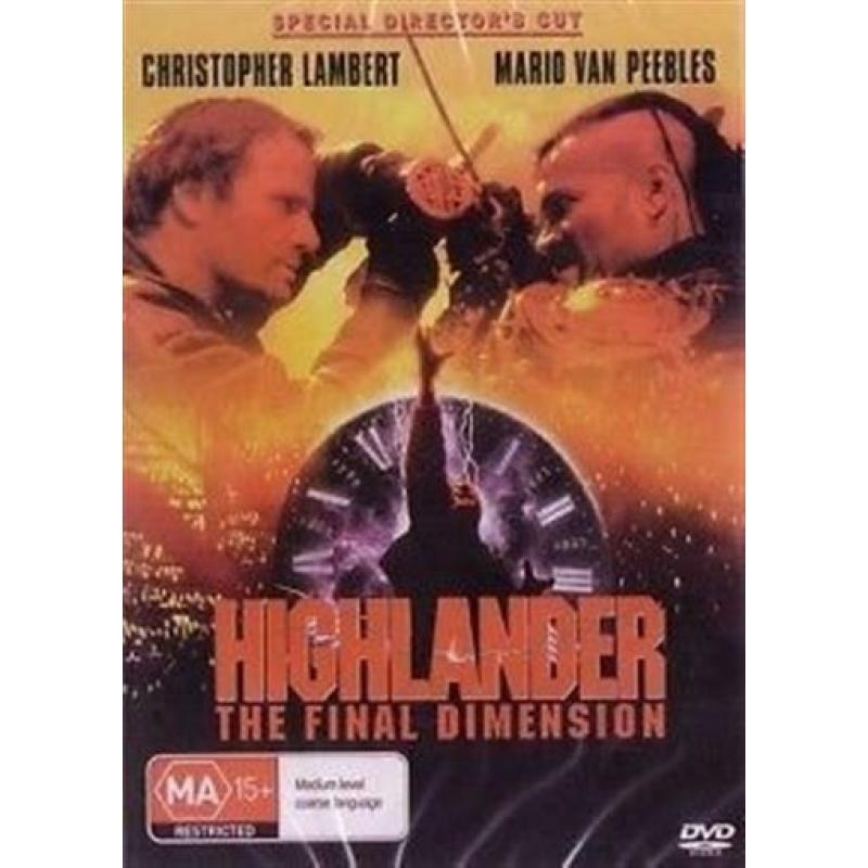 Highlander The Final Dimension (All Region Dvd)