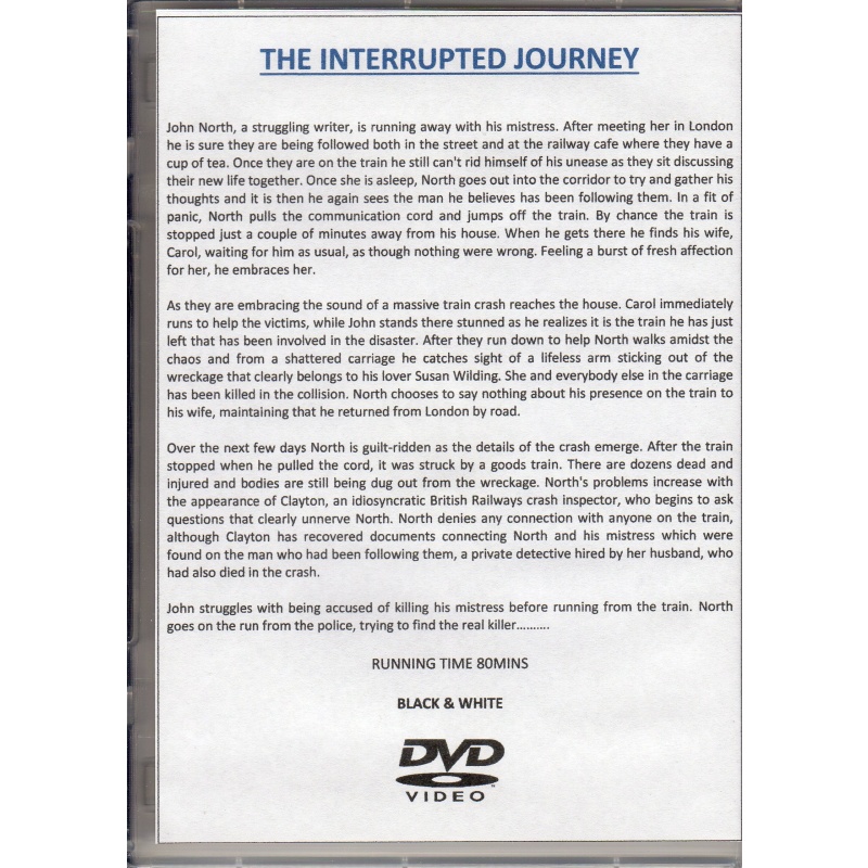 INTERRUPTED JOURNEY - RICHARD TODD ALL REGION DVD