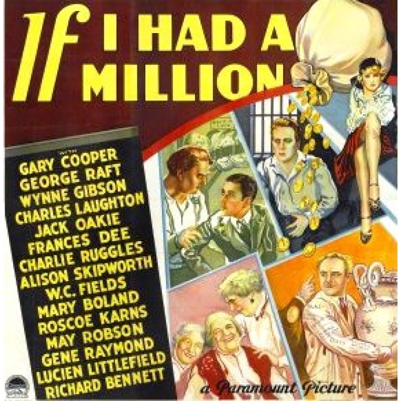 If I Had a Million 1932 Gary Cooper, George Raft, Charles Laughton, W.C. Fields, ...