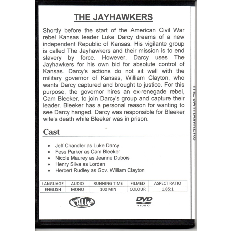 JAYHAWKERS - JEFF CHANDLER ALL REGION DVD