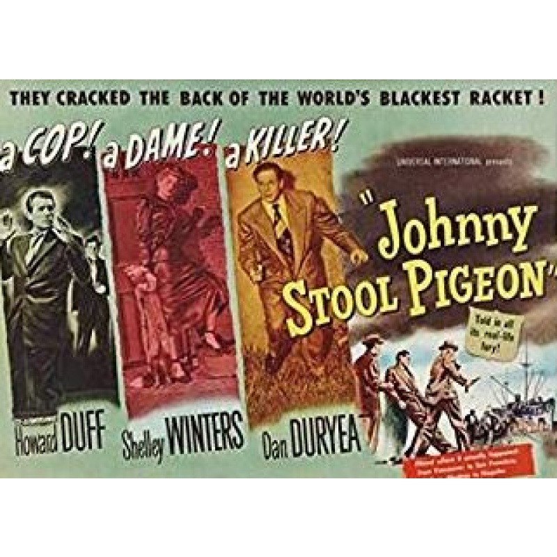 Johnny Stool Pigeon (1949)  Howard Duff, Shelley Winters, Dan Duryea  DVD