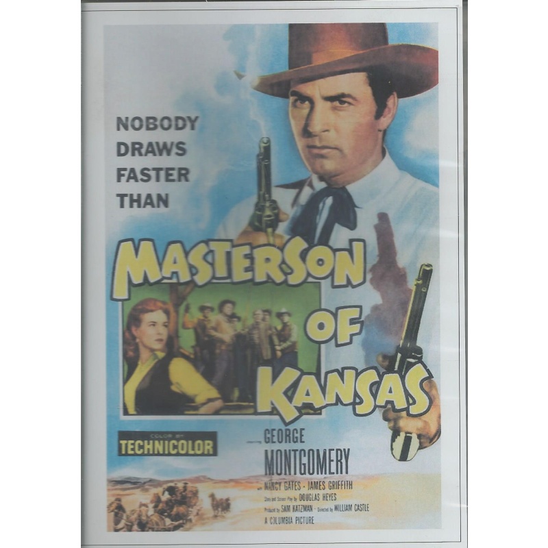 MASTERSON OF KANSAS - GEORGE MONTGOMERY  ALL REGION DVD