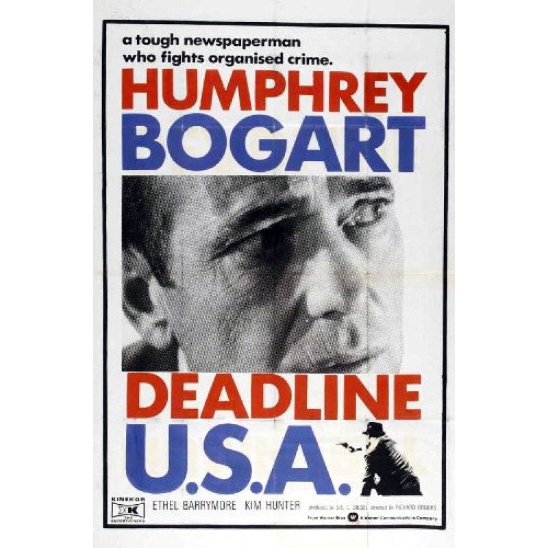 Deadline – U.S.A. 1952 Colorized Humphrey Bogart, Ethel Barrymore