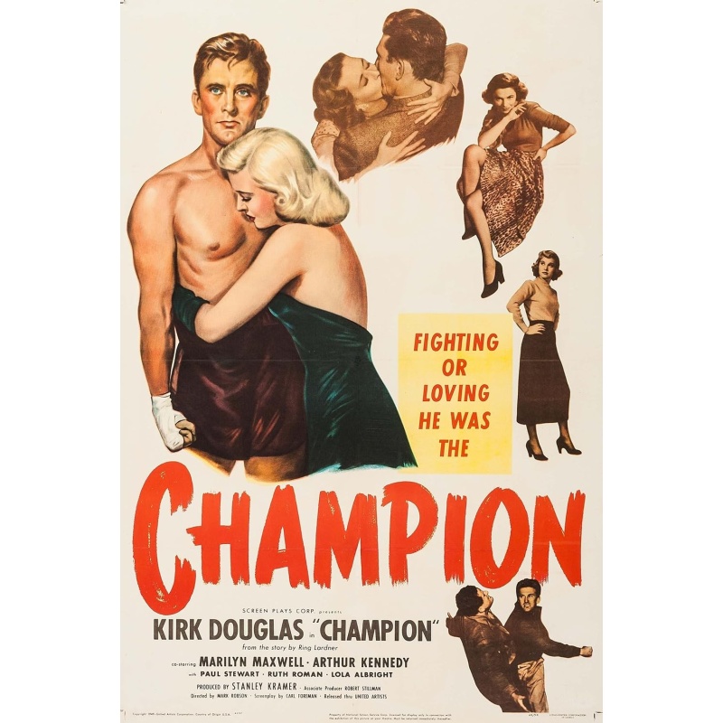 Champion 1949 ‧ ‧.Kirk Douglas  Arthur Kennedy