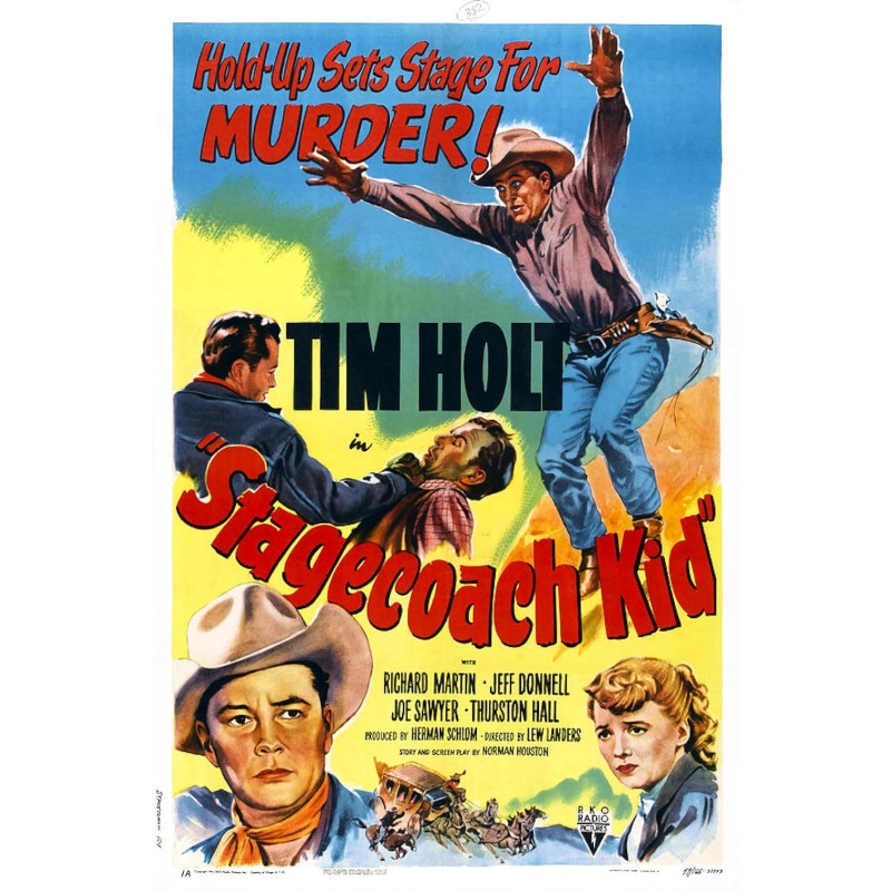 Stagecoach Kid 1949 Tim Holt, Jeff Donnell  Richard Martin.