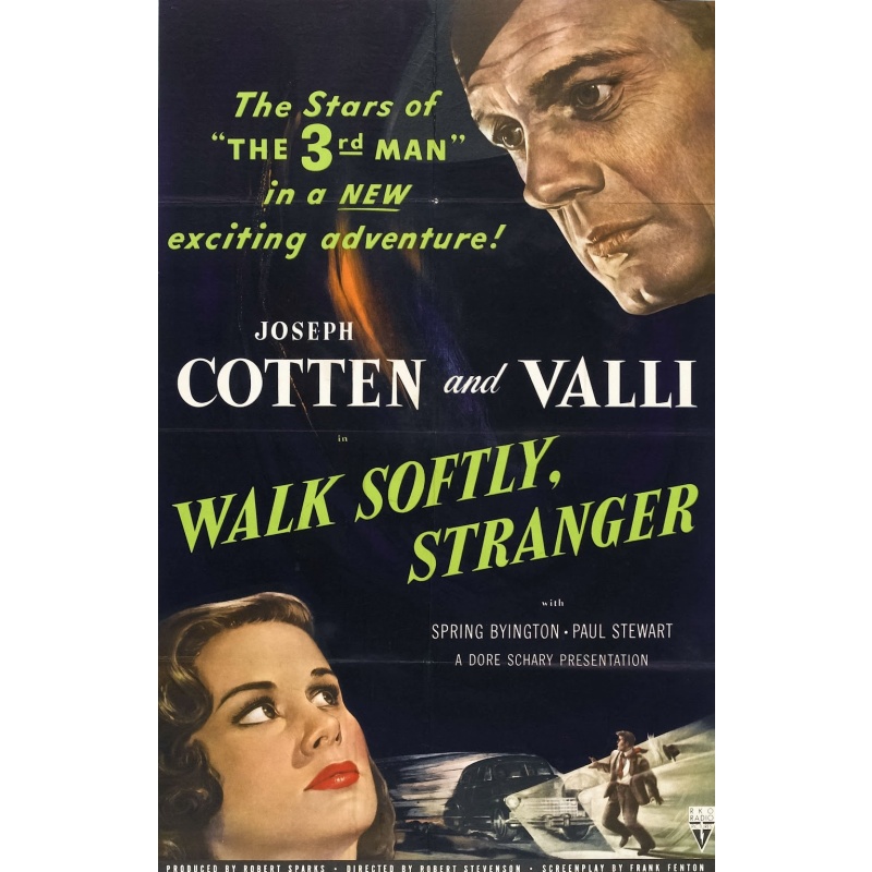 Walk Softly, Stranger 1950  Joseph Cotten   Alida Valli