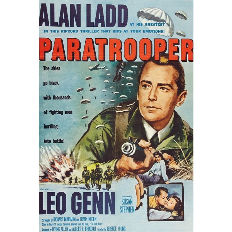 Paratrooper The Red Beret Alan Ladd 1953