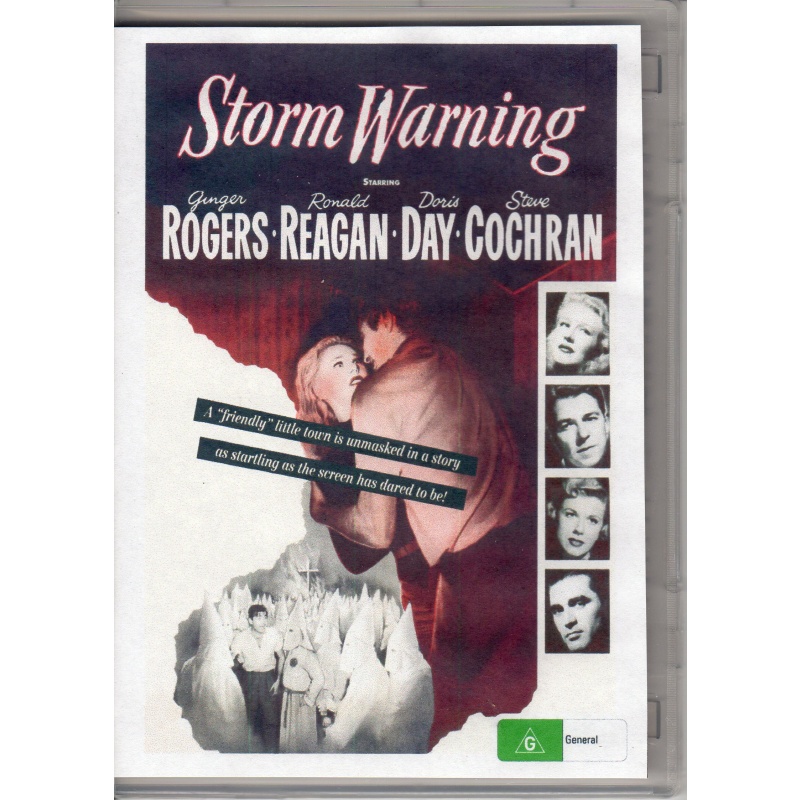 STORM WARNING - GINGER ROGERS/RONALD REAGAN/DORIS DAY - ALL REGION DVD