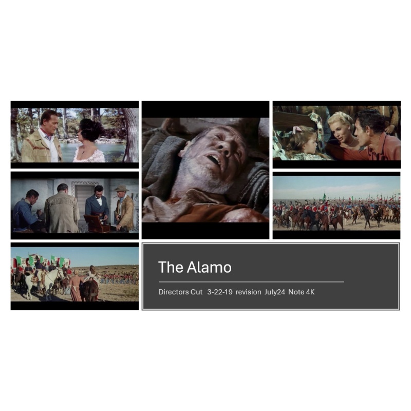 Restoration Of The Alamo   70mm   4K  3hr 22m