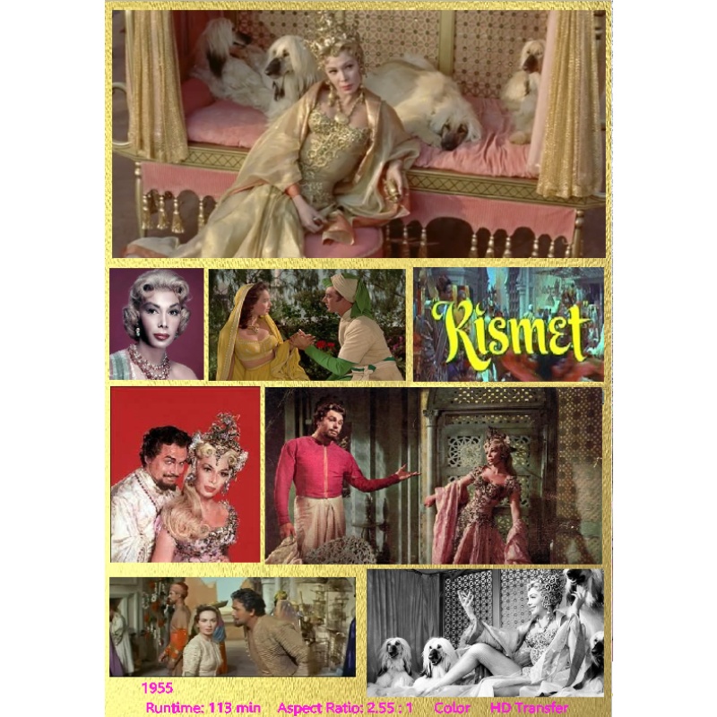 KISMET (1955) Howard Keel Dolores Gray Ann Blyth Vic Damone