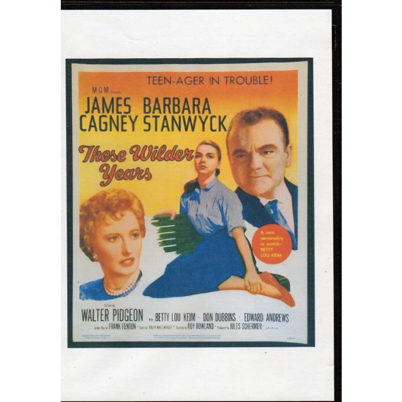 THESE WILDER YEARS - JAMES CAGNEY & BARBARA STANWYCK ALL REGION DVD