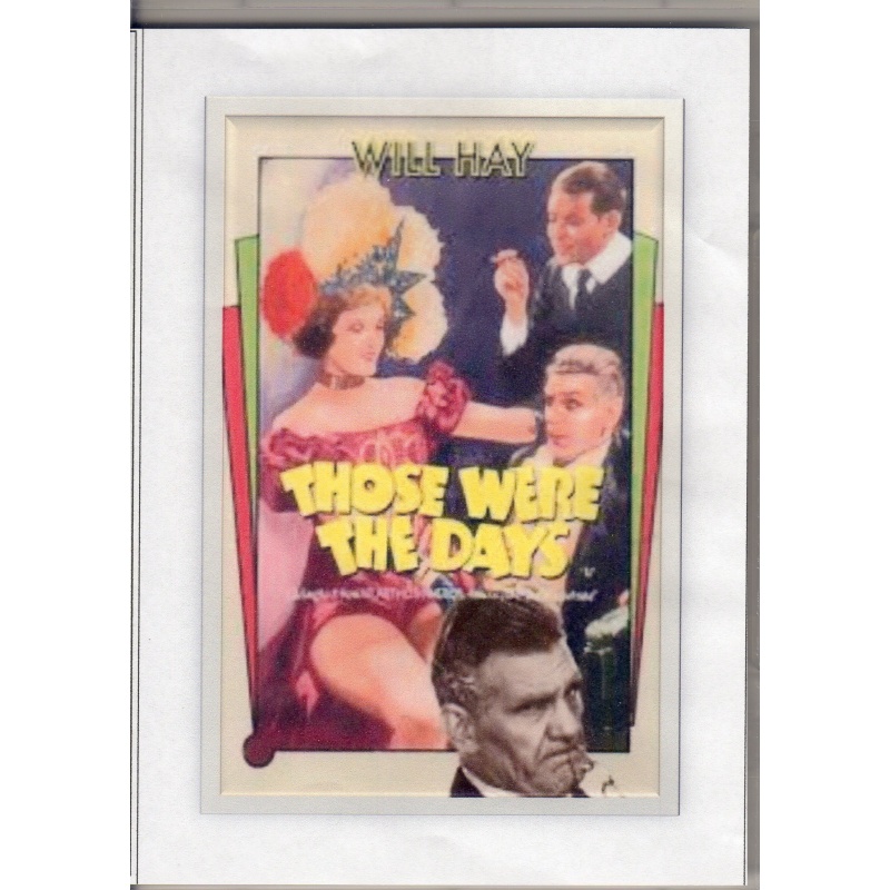 THOSE WHERE THE DAYS - WILL HAY ALL REGION DVD